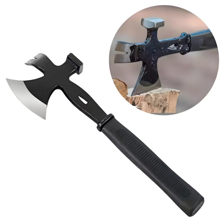 Machadinha Tático Camping Esportivo Aço 3 Em 1