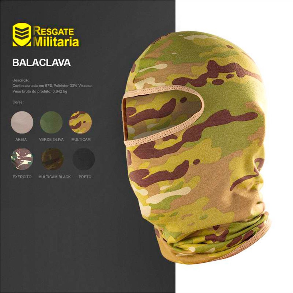 Máscara Balaclava Bandana Protetor Facial Moto Airsoft Hood Headwear