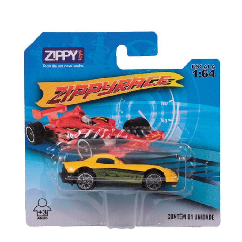 ZIPPY – CARRINHO DIE-CAST RODA LIVRE