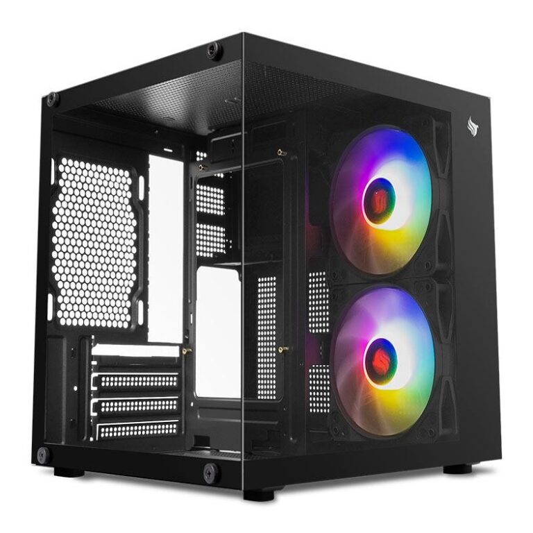Gabinete Gamer Pichau Atom X, Mini-Tower, Lateral 