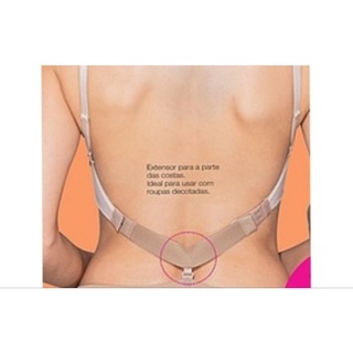 Kit 3 Extensor Feminino Decote Profundo Acessório