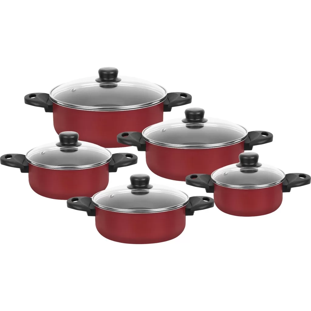 Jogo de Caçarolas Antiaderente 5 Peças