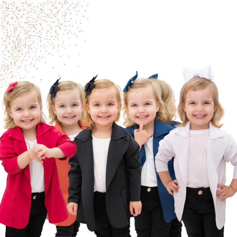 Blazer Infantil Feminino Neoprene Casaco Meia Esta