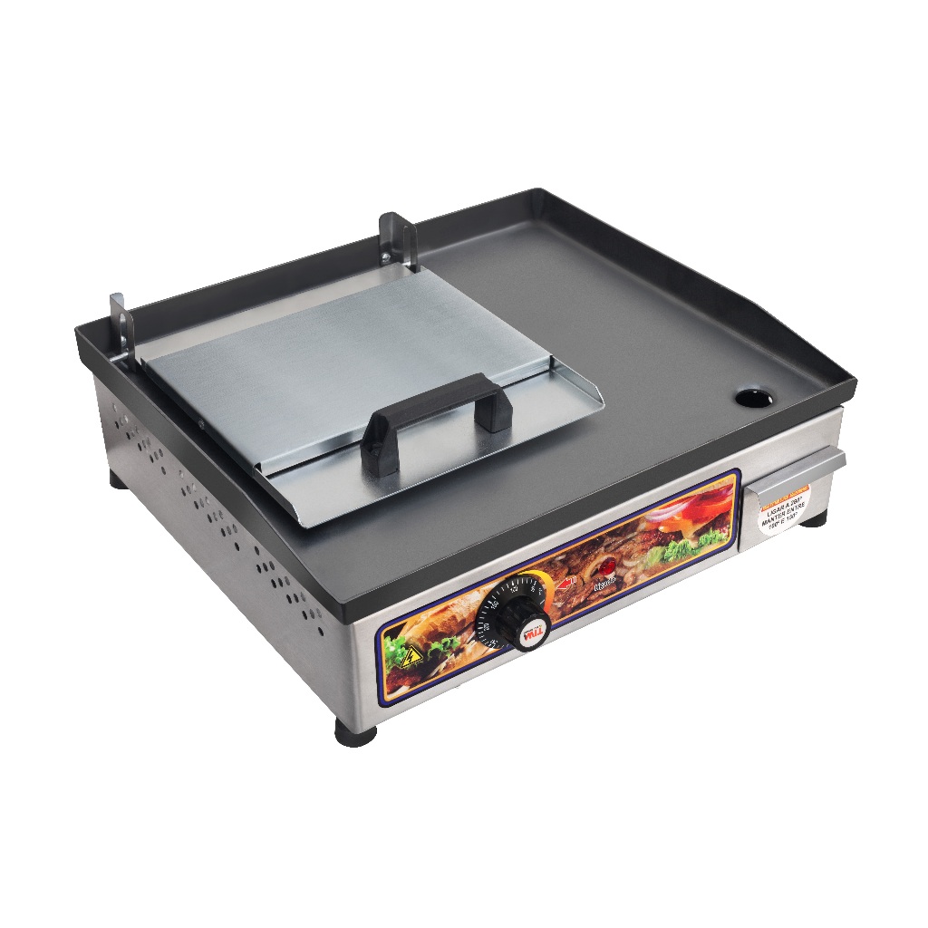 Chapa Chapeira Elétrica De Lanches Inox 40×35