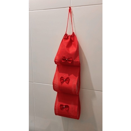 Porta Papel Higiênico feito em tecido armado para