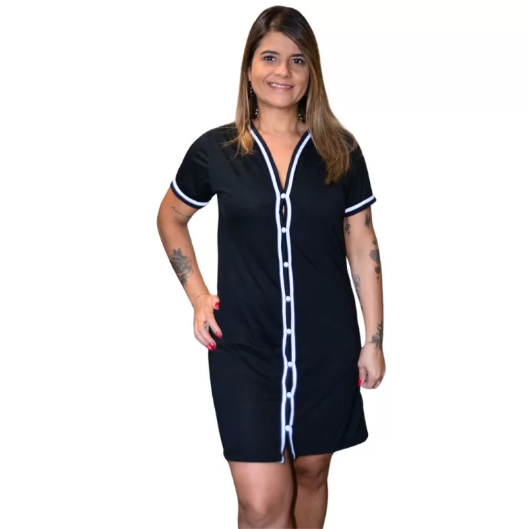 Camisola Amamentação com Abertura Frontal Botõe