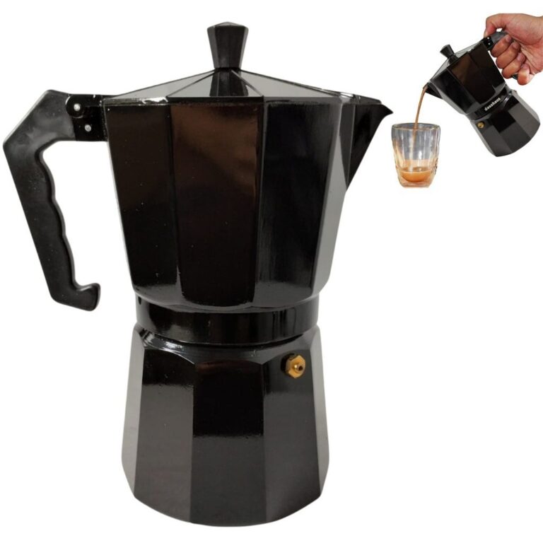 Cafeteira Italiana manual preta dasshaus