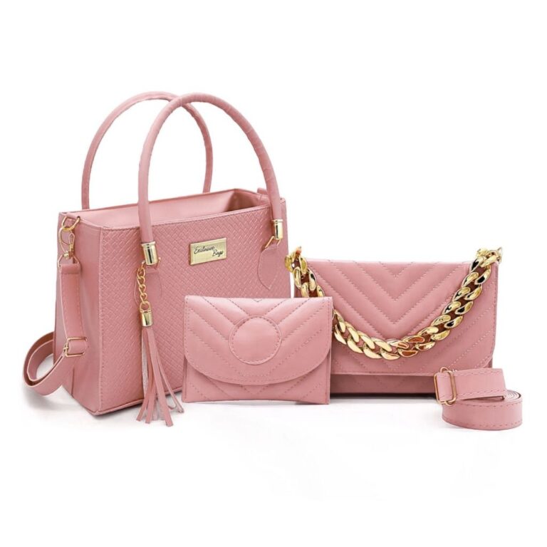 Kit Bolsas Femininas 3 Peças Tote e Tiracolo Com 