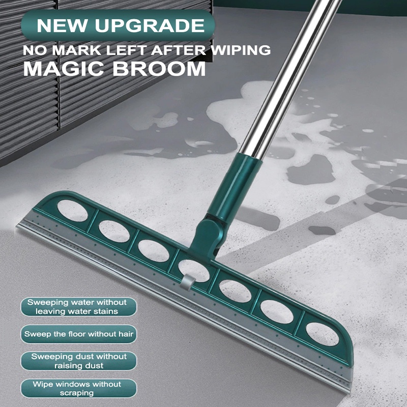 Ferramentas De Limpeza Doméstica Vassoura De Pêlos Vidros Rodo Limpador De Vassouras Mágico Escova D