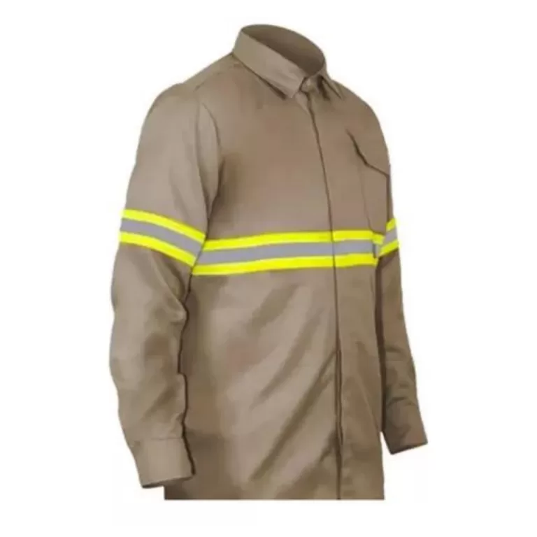 Camisa Brim Manga Longa Refletiva Profissional Con