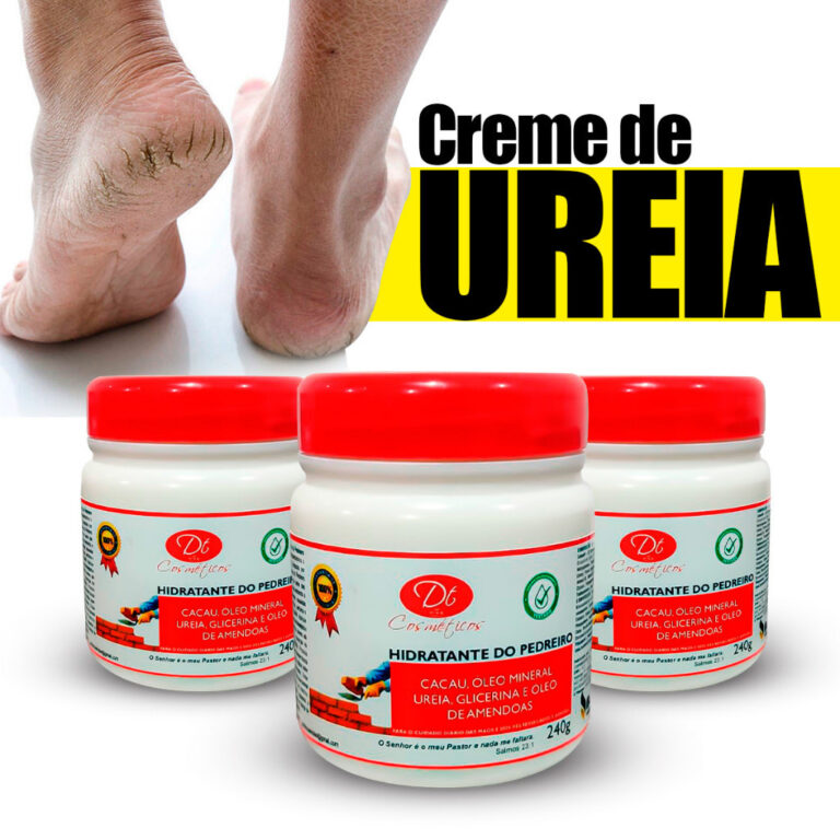 Creme Hidratante De Uréia Pés Rachados E Resseca