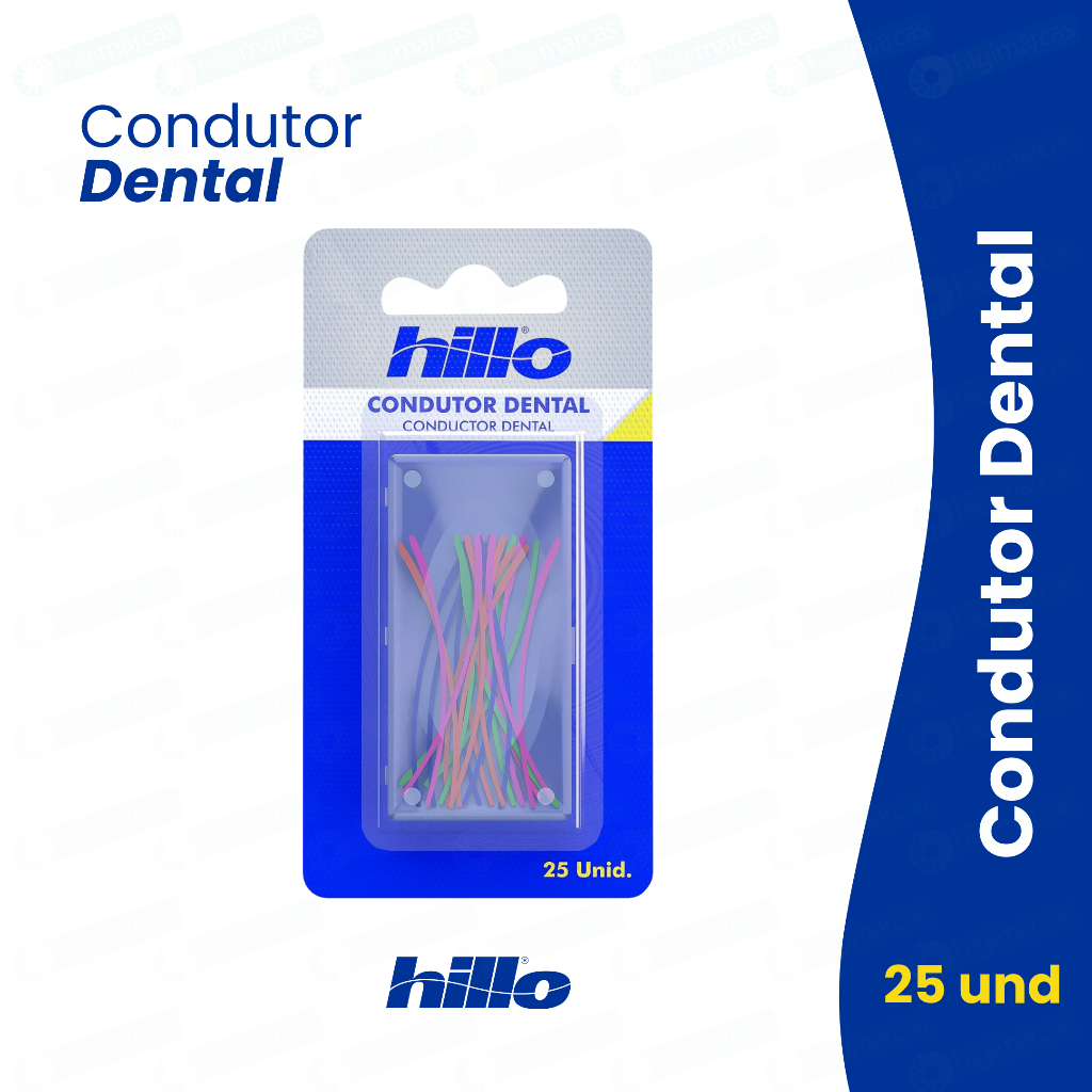 Passa Fio Dental Hillo Estojo com 25 unidades