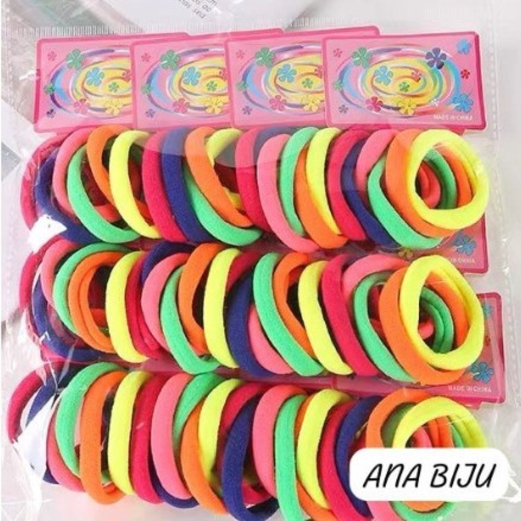 KIT 72/144/216/360 unidades Médio Xuxinha para cabelo de Meia e elástico para cabelo Scrunchie-GUI A