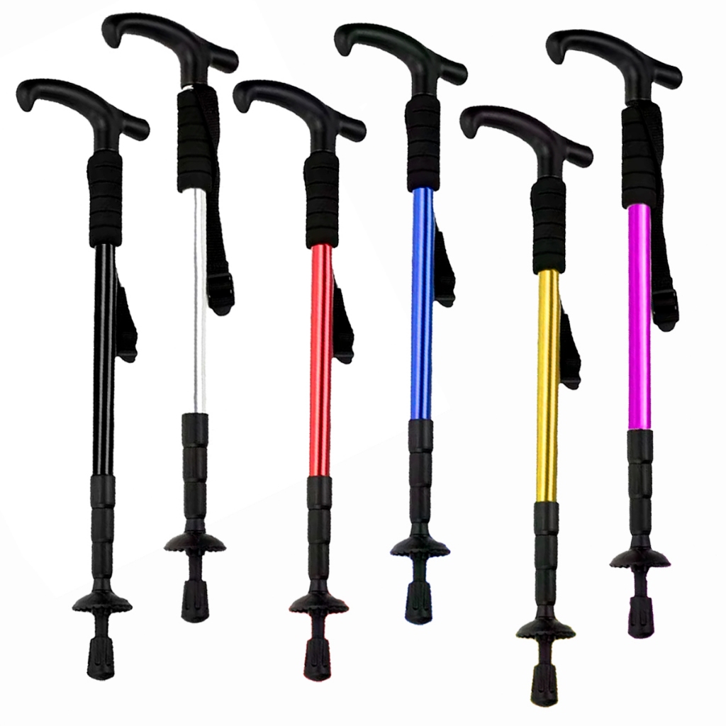 Bastão Caminhada Bengala Retrátil Trilha Alumínio