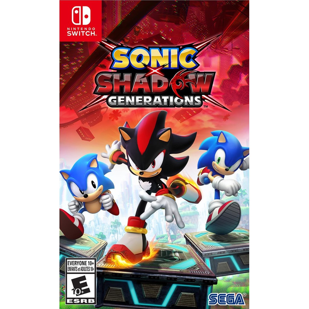 Sonic X Shadow Generations Switch Midia Fisica