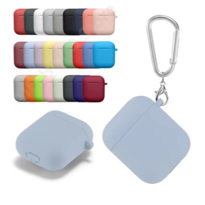Capa silicone case Antiderrapante e airpods 1 2 3 