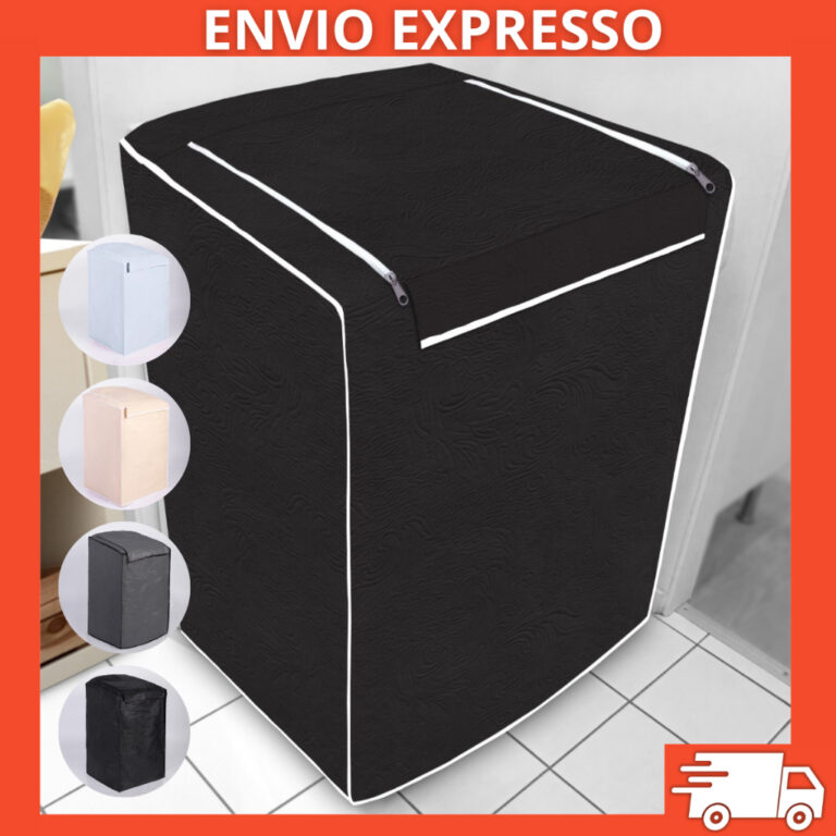 Capa para Máquina de Lavar Impermeável Com Zípe