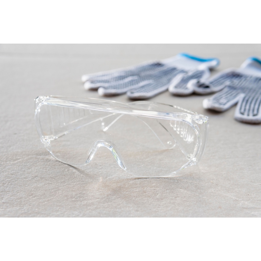 KIT 2 Oculos Segurança Sobrepor Antirespingo Protector Antiembaçante Proteção Transparente Antirrisc