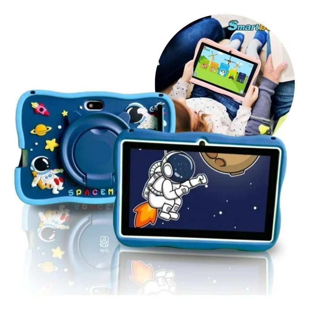 Tablet Infantil Kids 7 Polegada com wifi bluetooth Android Super Resistente Smart fang