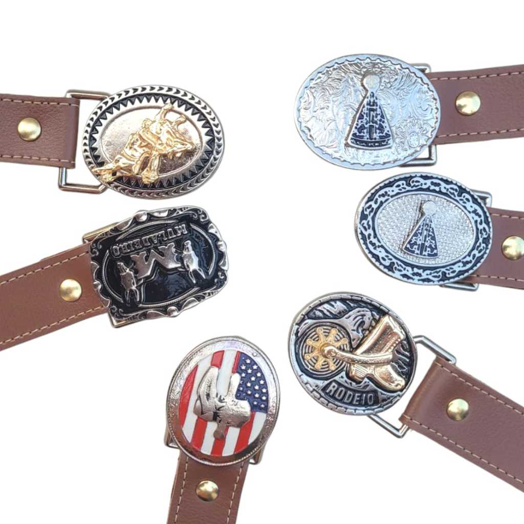 Cinto Fivela Country Boiadeiro Boiadeira Unissex Infantil Bebe Rodeio Festa Junina São João Envio Im