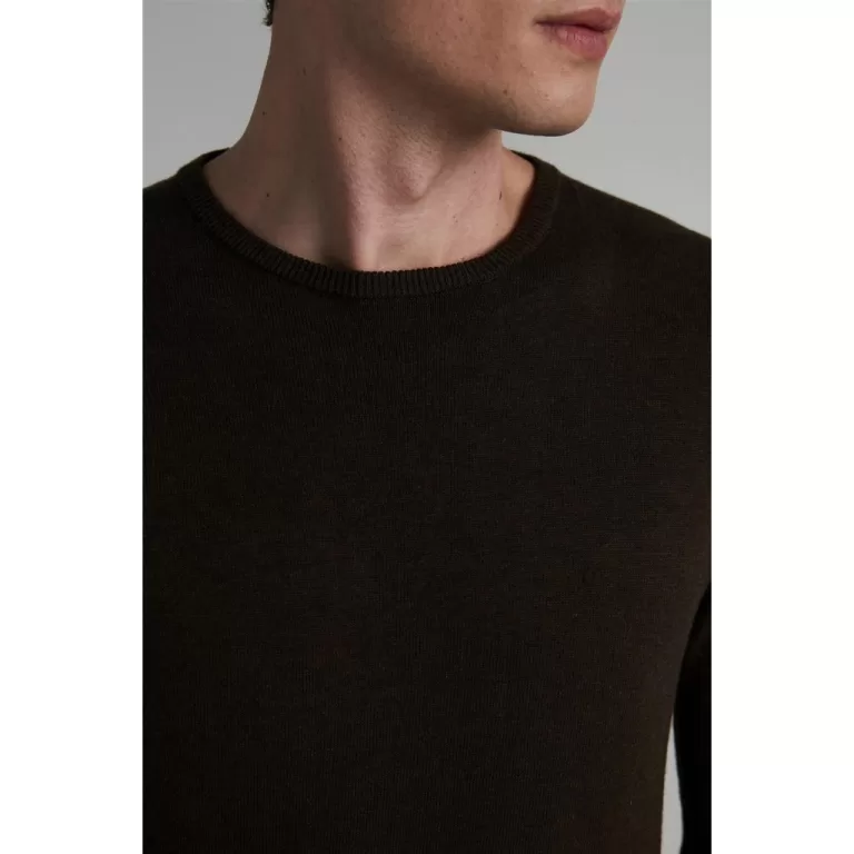 Tricot Gola Careca – Marrom Avermelhado