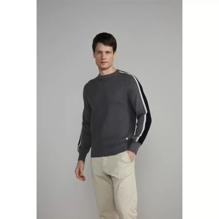 Tricot Gola Careca – Cinza