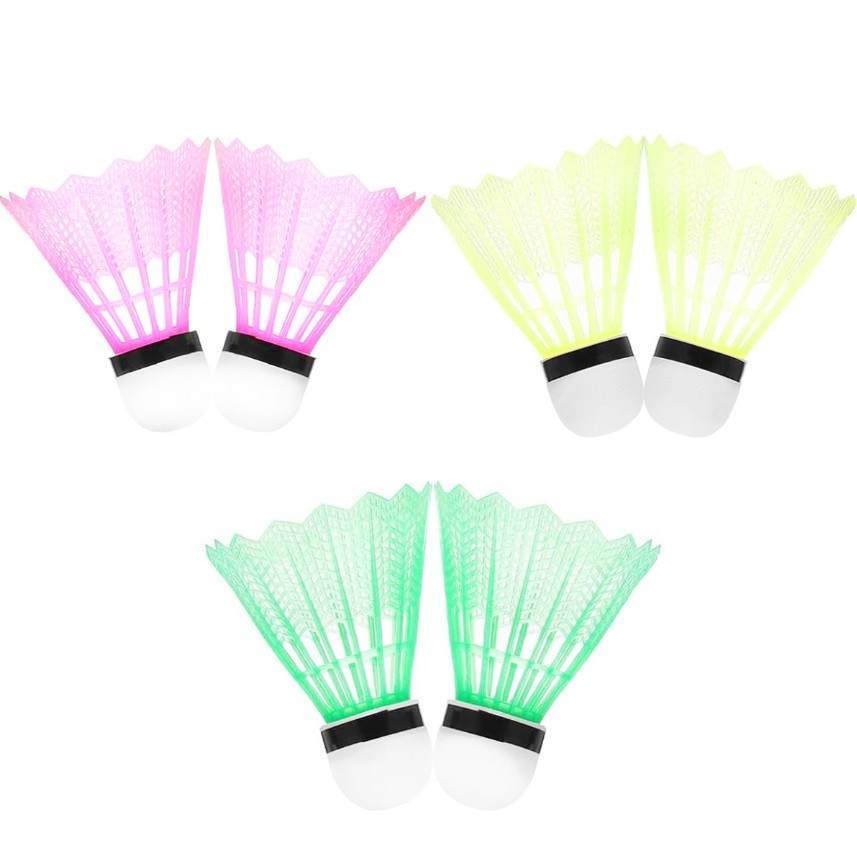 Peteca Para Badminton Nylon Com 6 Pecas Jogo E Lazer