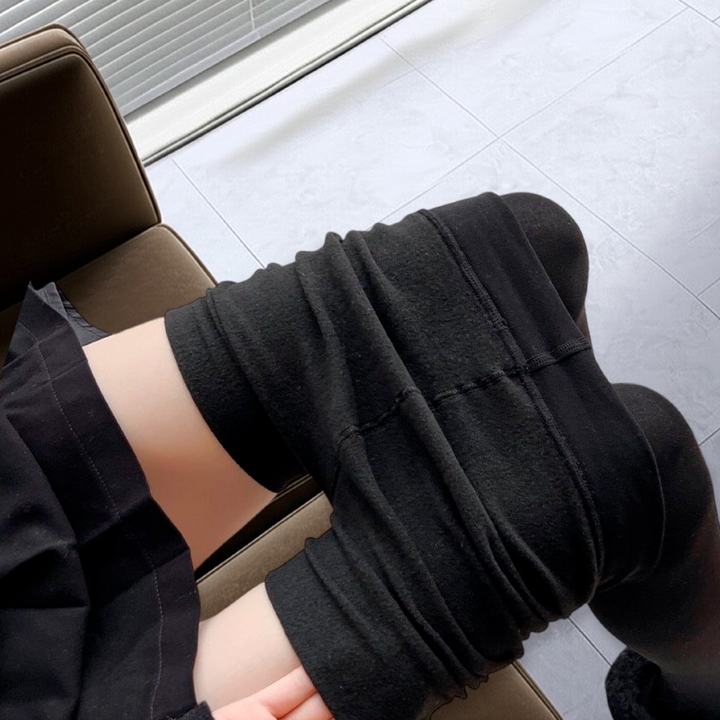 Kit Meia Calça Térmica Fio 80 C/ Pezinho Feminina Flanelada Quentinha Inverno Premium
