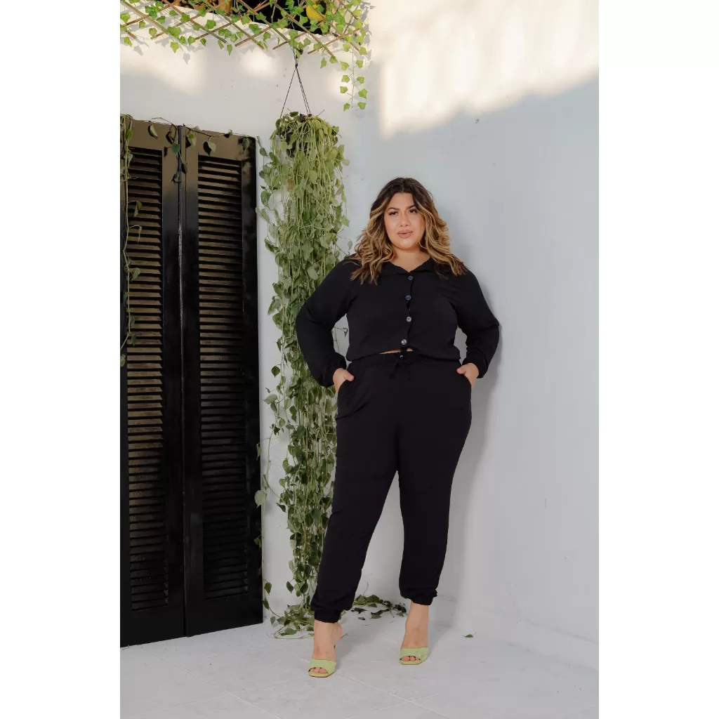 Conjunto Plus Size Feminina Frio Inverno Casamento Social – LUIZA