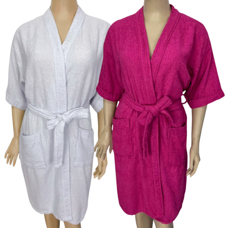 Kit Casal 2pçs Roupão de Banho Adulto: Estilo Cl