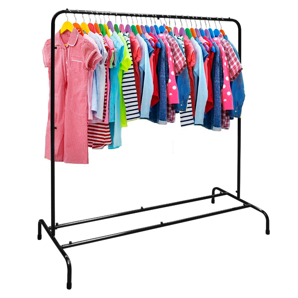 Cabideiro Arara de Roupas Em Aço Inoxidável Sapateira Expositor Grande Fácil Moderno