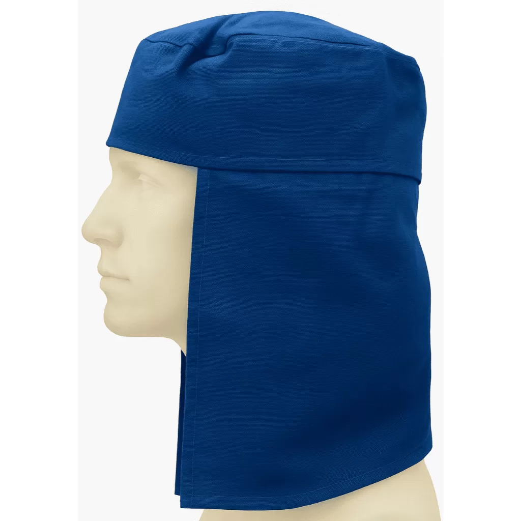 Touca Para Soldador Arabe Legionario Azul De Brim Prot. Sol