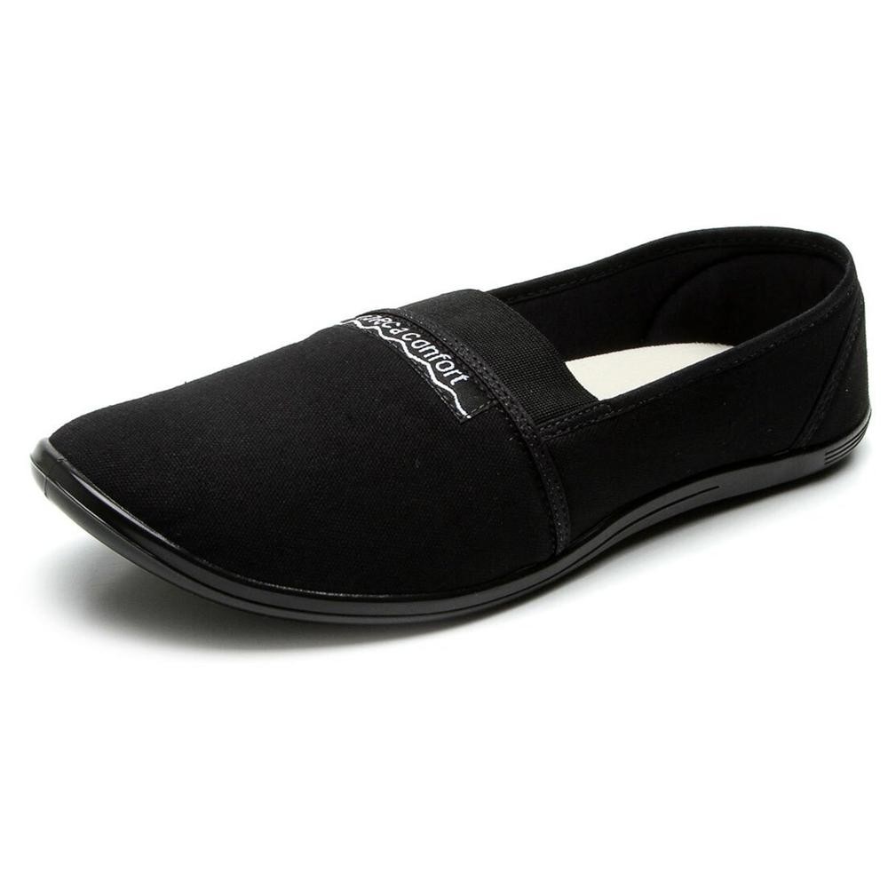Alpargata Moleca Tecido Lona Feminina – Preto