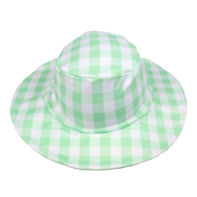 Chapéu Bebê Praia Xadrez Verde MiniBoo Proteçã