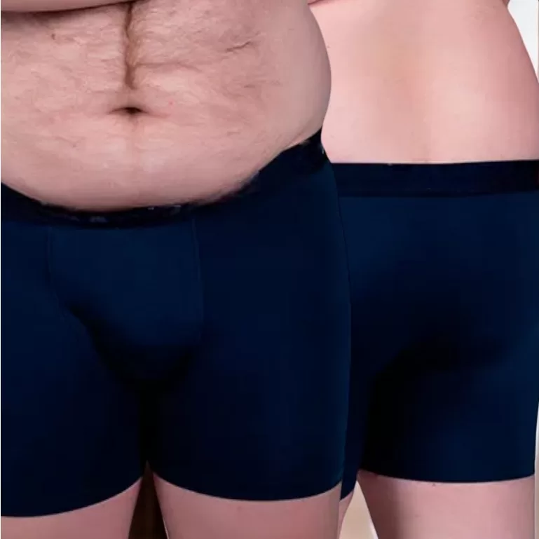 Kit 5 Cueca Boxer Plus Size Masculina Confortável