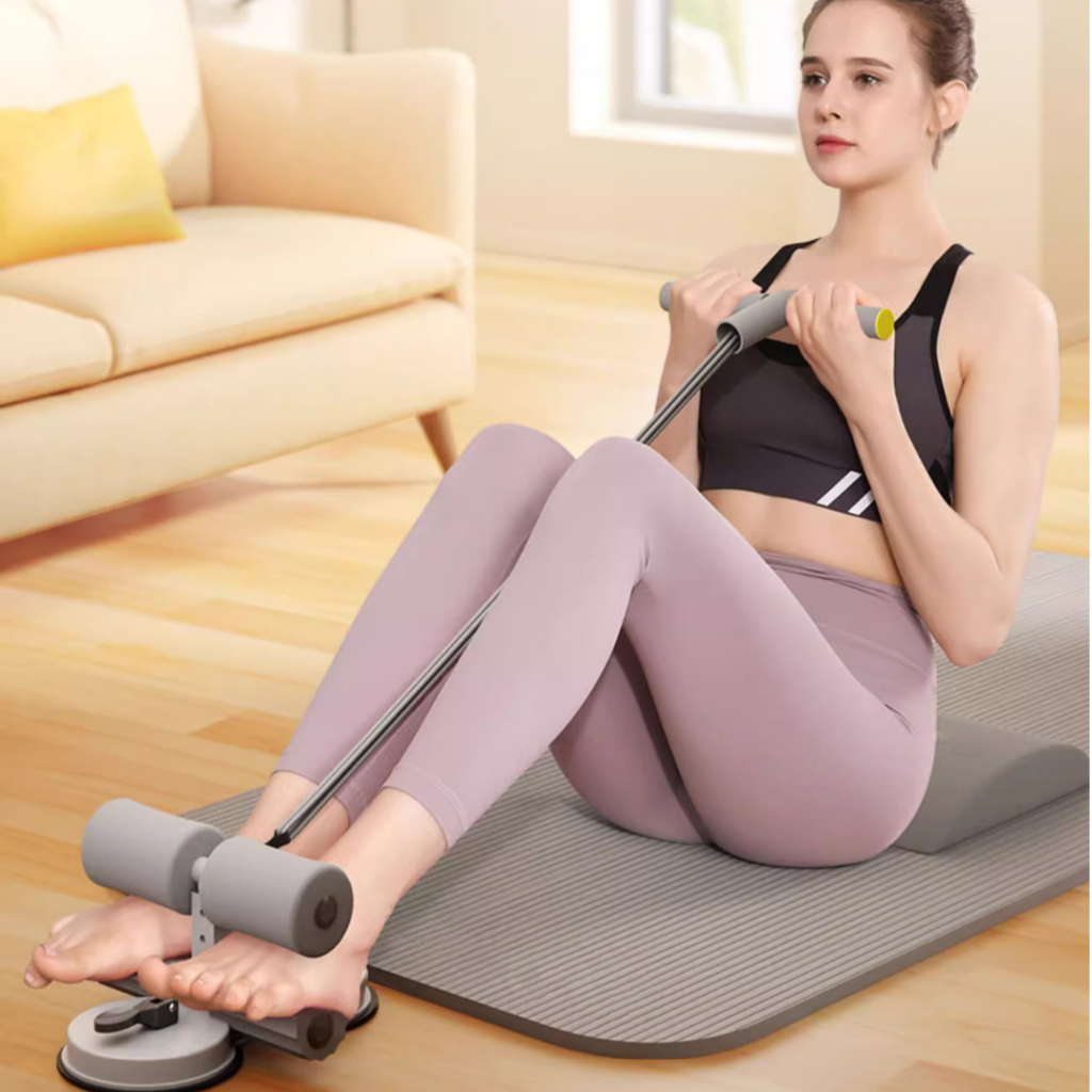 Equipamento auxiliar de abdominais fitness unissex  muscular abdominal dispositivo de pé fixo -V2