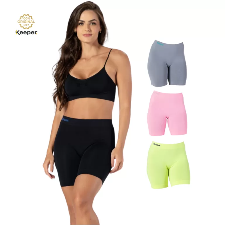 Kit 6 Bermudas Térmicas Feminina Anti Assadura Co