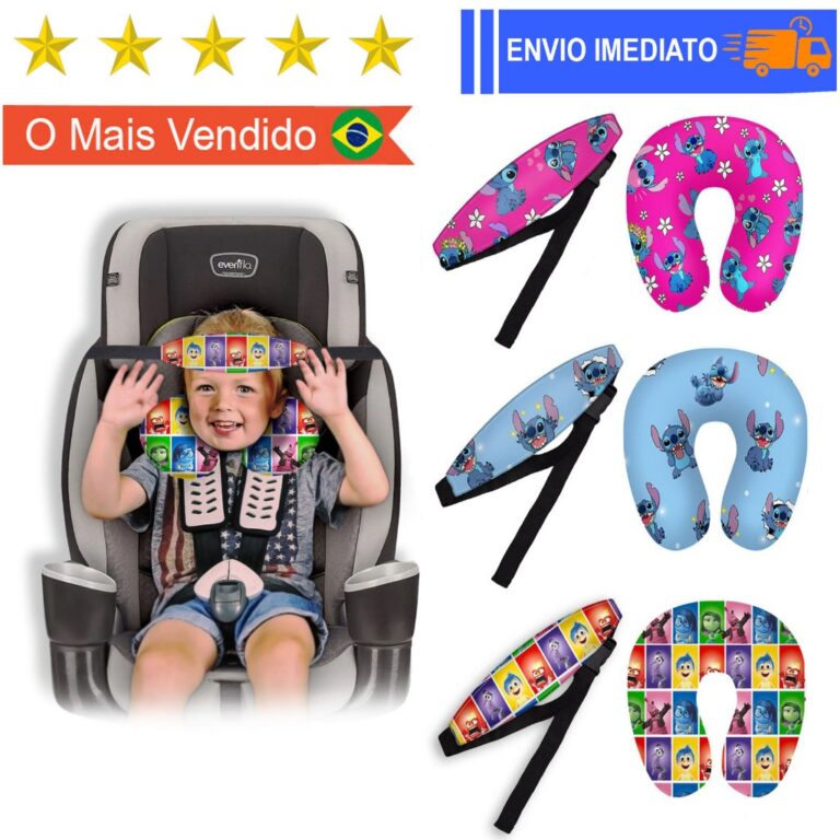 Kit Almofada de pescoço + Faixa Apoio Suporte Cab