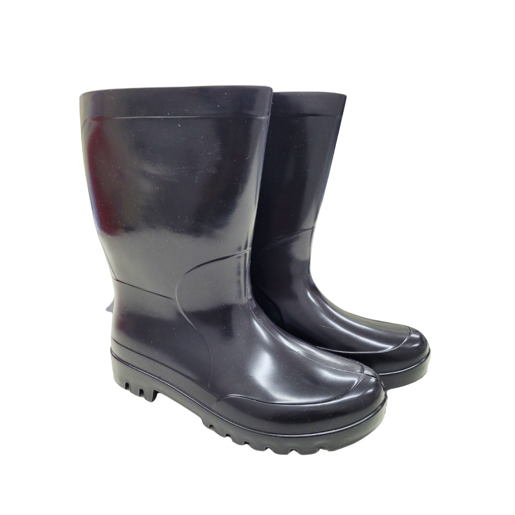 Bota de Borracha Galocha Pvc Toda Vida Infantil Preta Sete Leguas Leve Impermeavel Confortavel Chuva