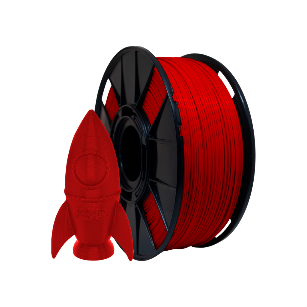 Filamento PLA Premium Vermelho 1kg 1,75mm