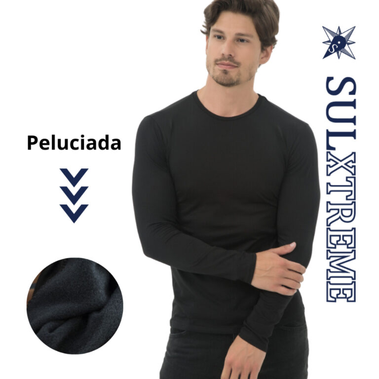 Blusa Camiseta Térmica Masculina Segunda Pele Pel