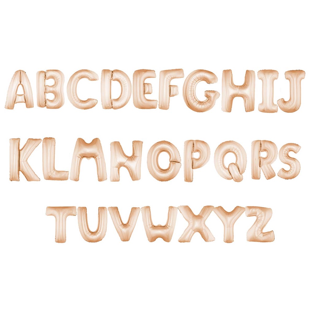 Balão Festa Grande Letra Champagne 16pol/41cm 1und