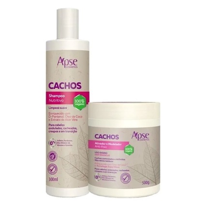 Kit Shampoo 300ml E Ativador 500g Cachos – A