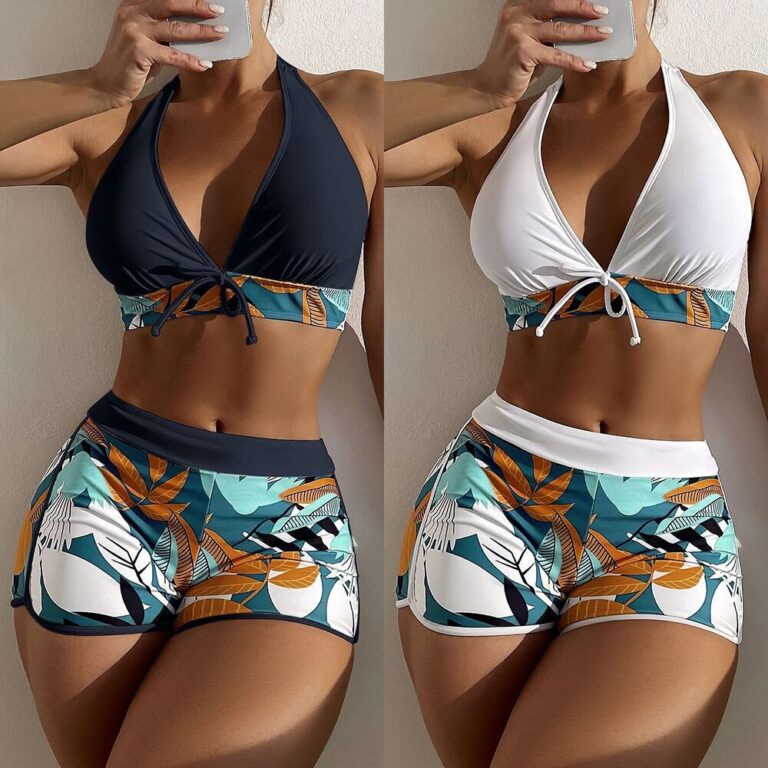 TopSports Biquini de Verão Feminino com Bra Pads 