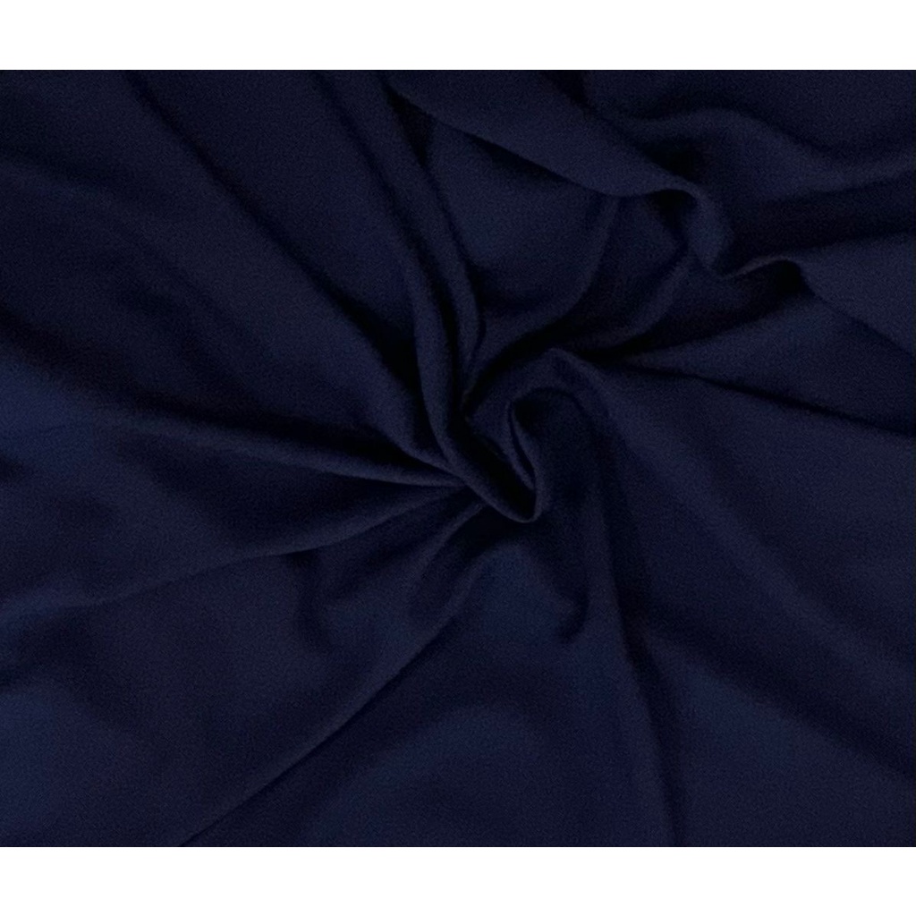 Tecido Viscolinho Liso Azul Marinho