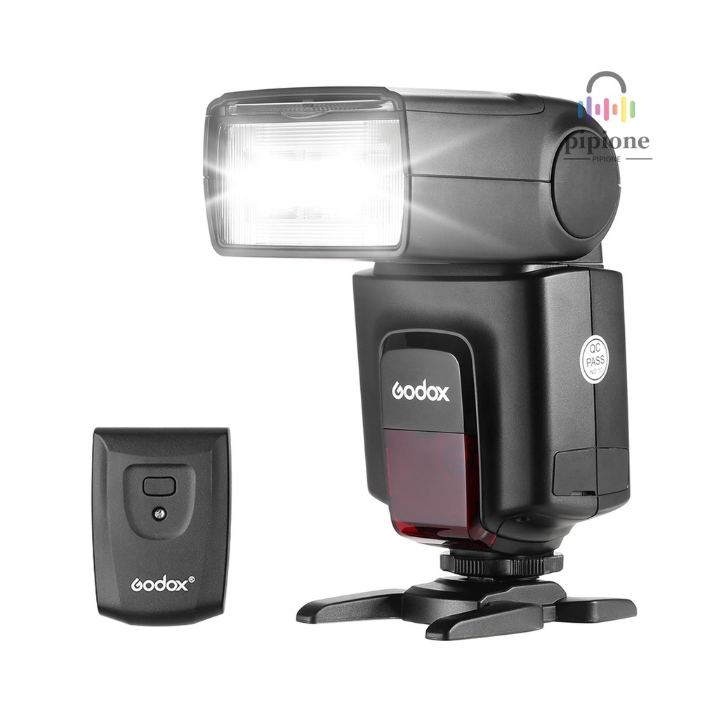 Godox Tt520iiuniversal On-Camera Flash Speedlite Eletrônica + AT-16 2.4G Guia Do Transmissor De Gati