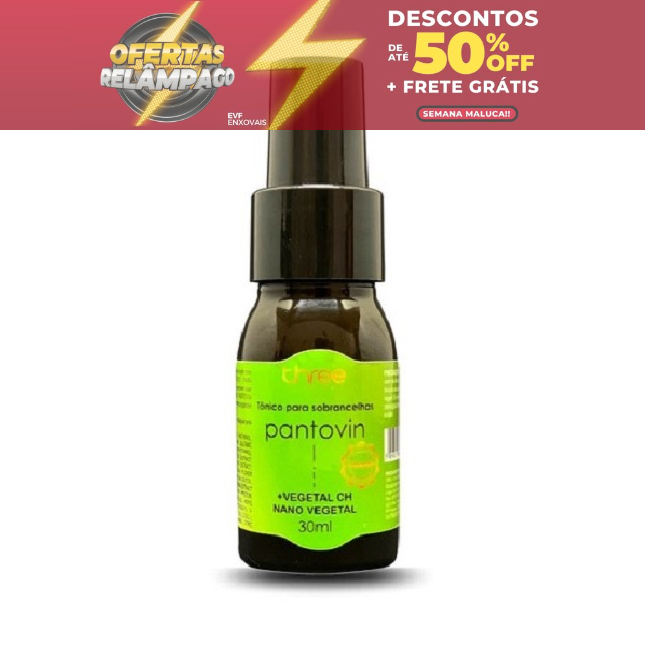 Tonico Sobrancelhas Three Therapy Crescimento 30ml