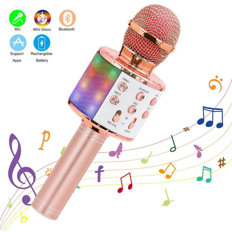 WS-858 – Microfone Infantil de Karaoke Micro