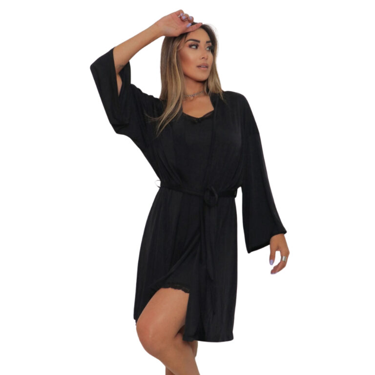 Roupão Robe Quimono Feminino Longo Linha Luxo