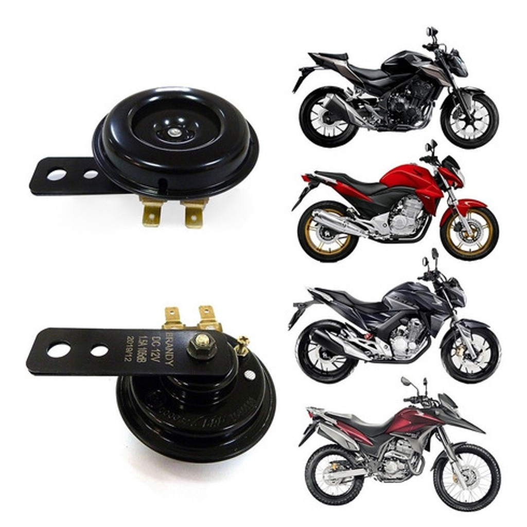 Buzina para motoelerico Modelo Universal 24v Acessórios para Motocicleta